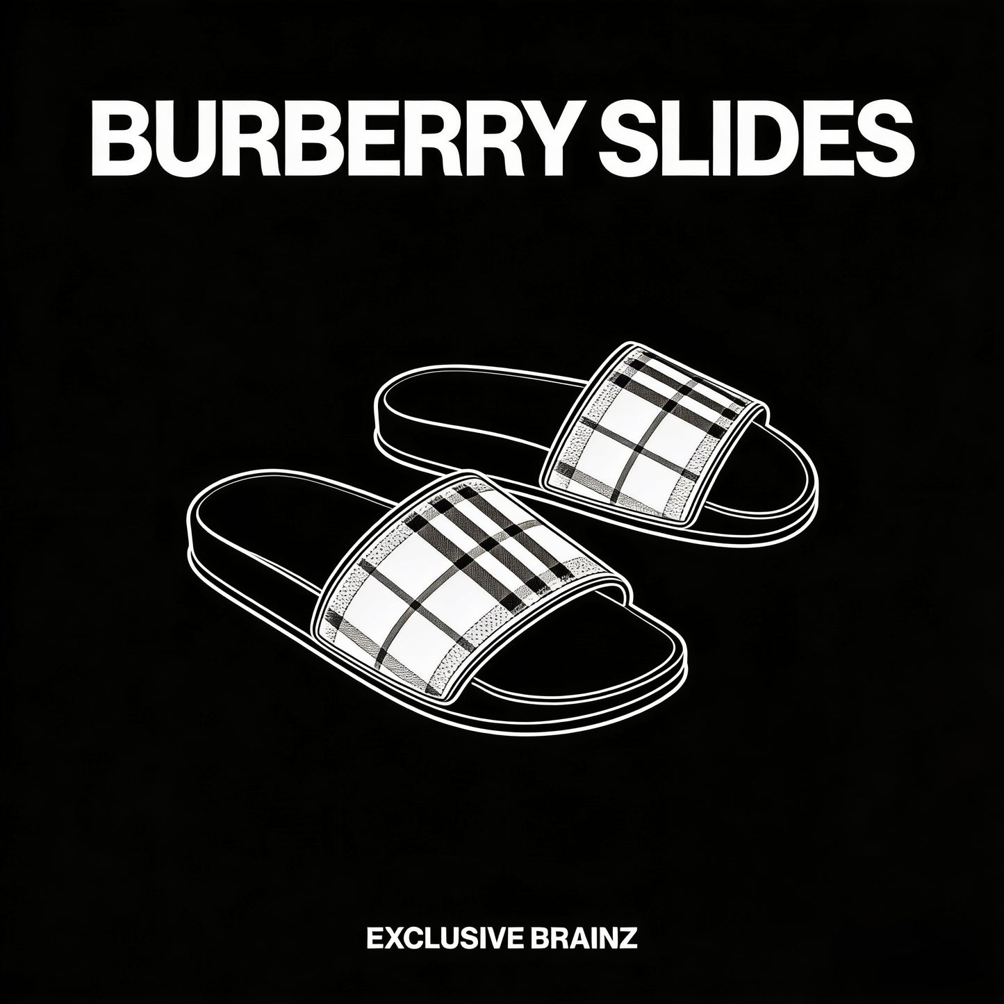 Burberry slides